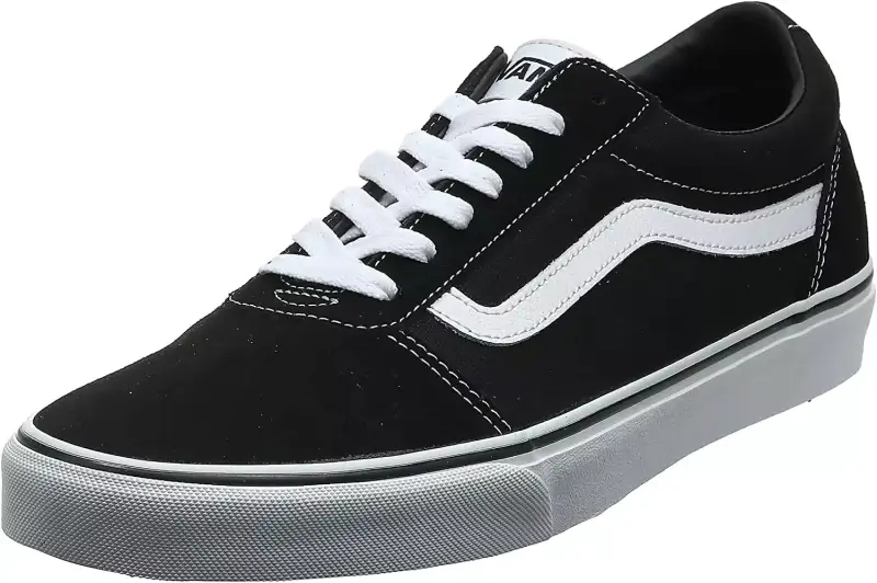 Zapatilla Mujer Vans Ward, Suede Canvas Black White, Talla 41 EU Zapatilla Mujer Vans Ward, Suede Canvas Black White, Talla 41 EU