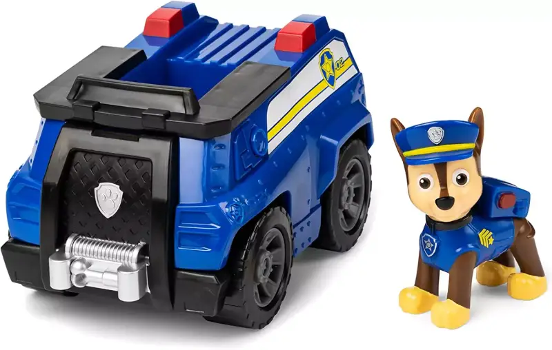 Patrulla Canina: Coche POLICÍA + Figura Chase de 15 cm - Juguetes para niños de 3 años +. Patrulla Canina: Coche POLICÍA + Figura Chase de 15 cm - Juguetes para niños de 3 años +.