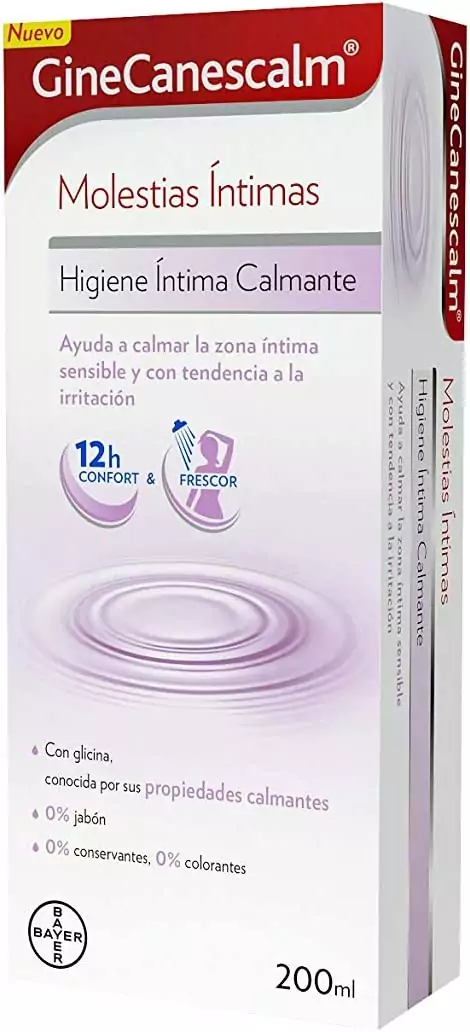 Ginecanesten - Gel Higiene Íntima Calmante para la Candidiasis y Irritación Vulvar, 200 ml Ginecanesten - Gel Higiene Íntima Calmante para la Candidiasis y Irritación Vulvar, 200 ml
