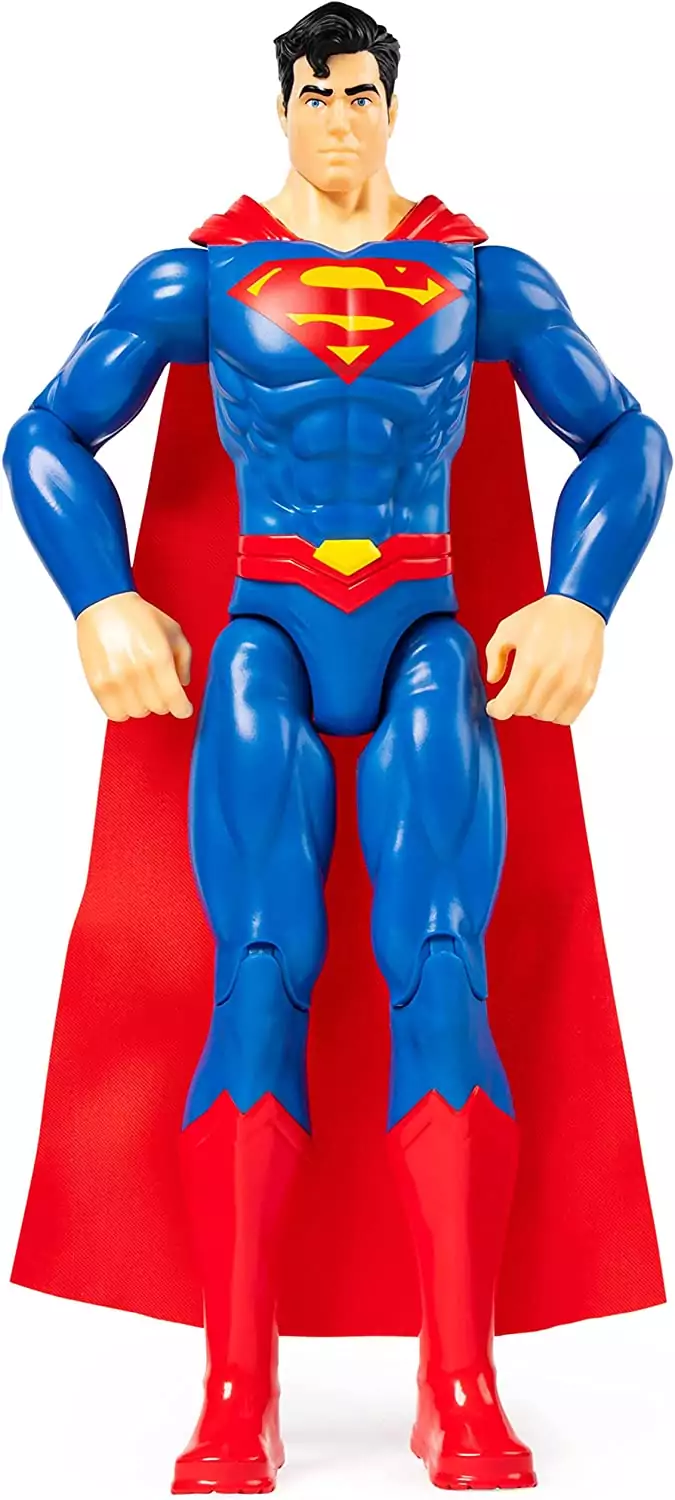 Muñeco coleccionable articulado de Superman de 30 cm de DC Comics para niños de 3 años + (6056778). Muñeco coleccionable articulado de Superman de 30 cm de DC Comics para niños de 3 años + (6056778).