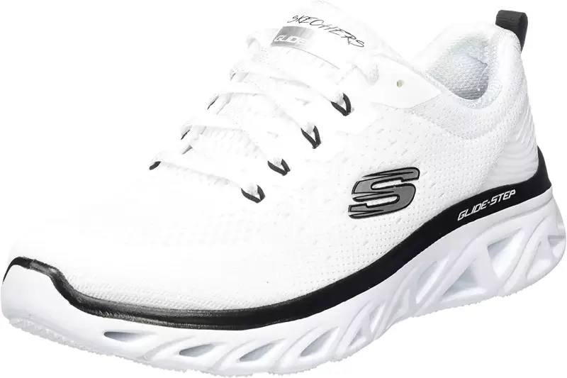 Zapatillas Skechers GLIDE-STEP para Mujer, 38 EU, White/Black Zapatillas Skechers GLIDE-STEP para Mujer, 38 EU, White/Black