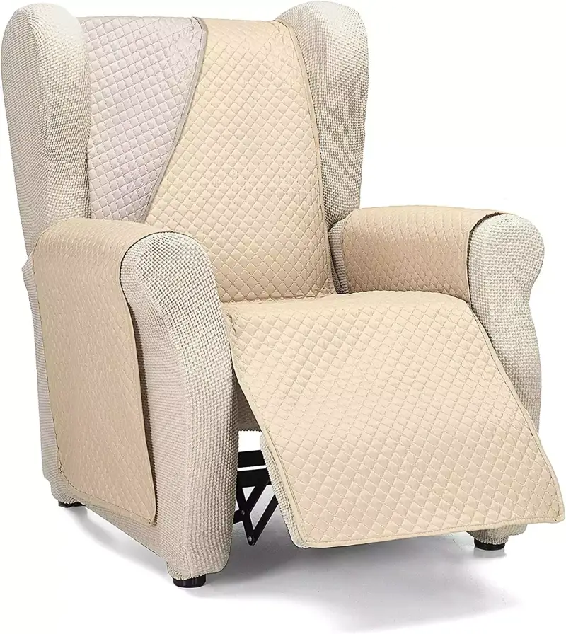 Funda Cubre Sofá Martina Home, Beige/Lino, 1 Plaza/Relax Funda Cubre Sofá Martina Home, Beige/Lino, 1 Plaza/Relax