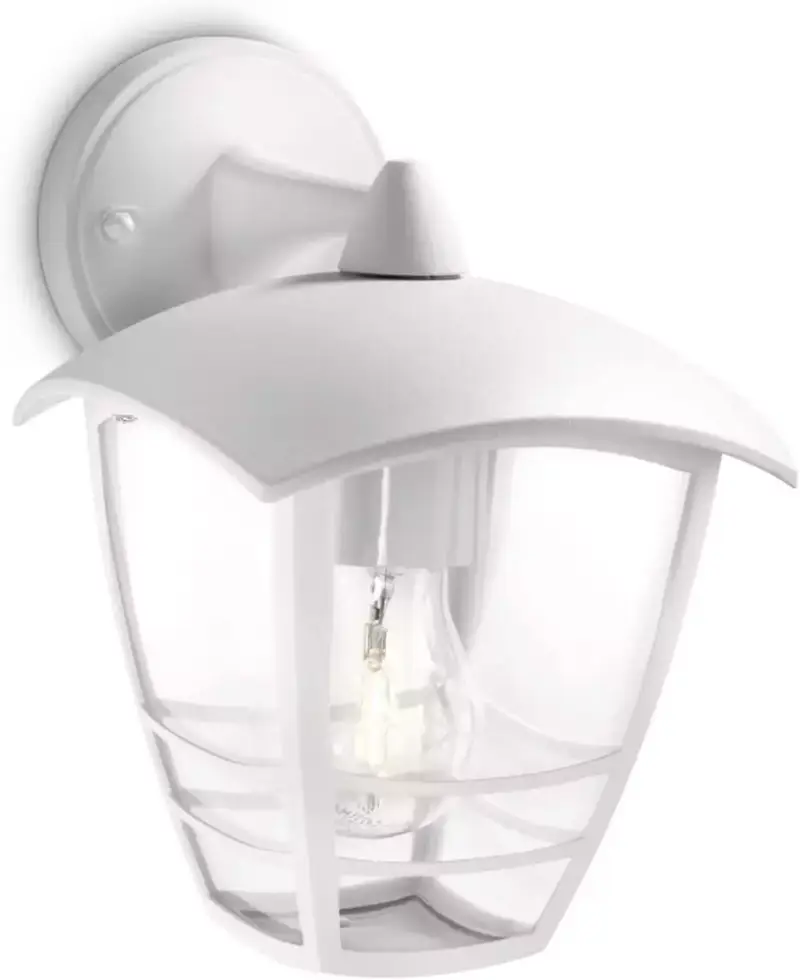 Lámpara de pared Philips My Garden Creek, 1 x 60 W, blanco, 220 V. Lámpara de pared Philips My Garden Creek, 1 x 60 W, blanco, 220 V.