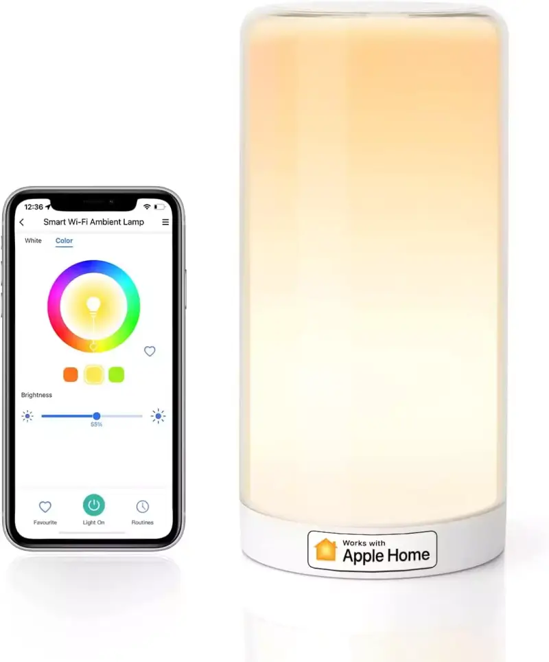 "Lámpara Táctil Wi-Fi Inteligente RGBWW Multicolor, Compatible con Apple HomeKit, Alexa, Google Assistant y SmartThings" "Lámpara Táctil Wi-Fi Inteligente RGBWW Multicolor, Compatible con Apple HomeKit, Alexa, Google Assistant y SmartThings"