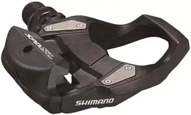 "Pedal RS500 SPD-SL de Shimano con Calas SM-SH11 en Negro" "Pedal RS500 SPD-SL de Shimano con Calas SM-SH11 en Negro"