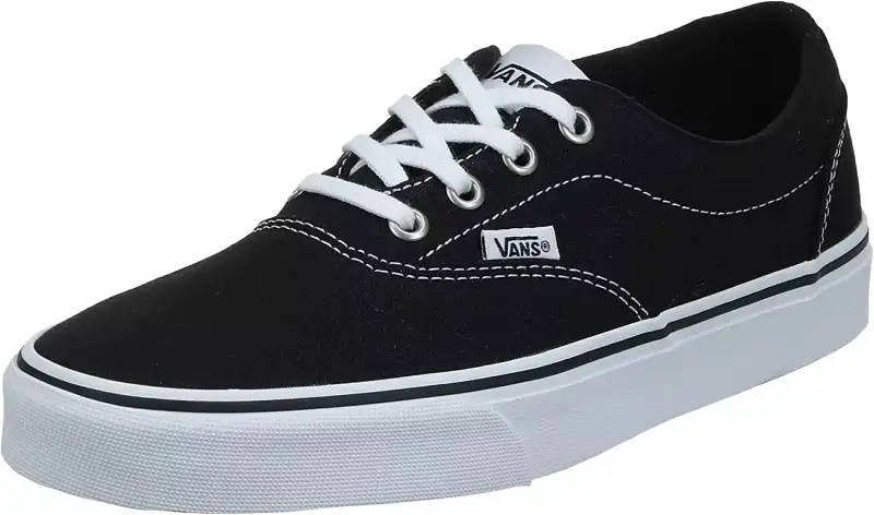 Vans Doheny, Zapatillas Mujer, Canvas/Black/White, 38.5 EU Vans Doheny, Zapatillas Mujer, Canvas/Black/White, 38.5 EU