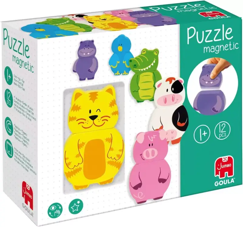 Puzle magnético Goula para niños a partir de 1 año Puzle magnético Goula para niños a partir de 1 año