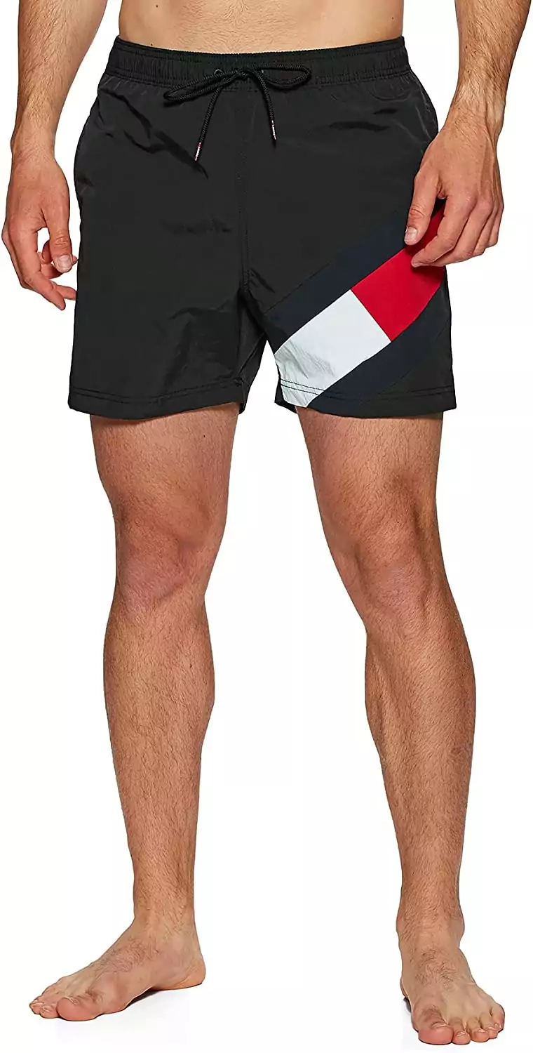 Bañador Tommy Hilfiger Sf Drawstring, Hombre, Black, S. Bañador Tommy Hilfiger Sf Drawstring, Hombre, Black, S.