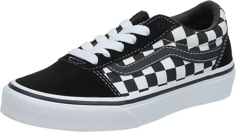 Zapatilla Vans Ward unisex niños en Checkered Black True White, talla 36.5 EU. Zapatilla Vans Ward unisex niños en Checkered Black True White, talla 36.5 EU.