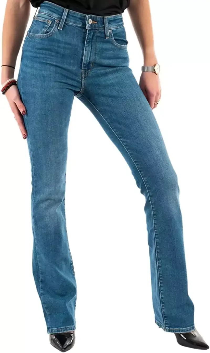 Levi's 725 High Rise Bootcut Vaqueros Mujer Azul 26 32 Levi's 725 High Rise Bootcut Vaqueros Mujer Azul 26 32