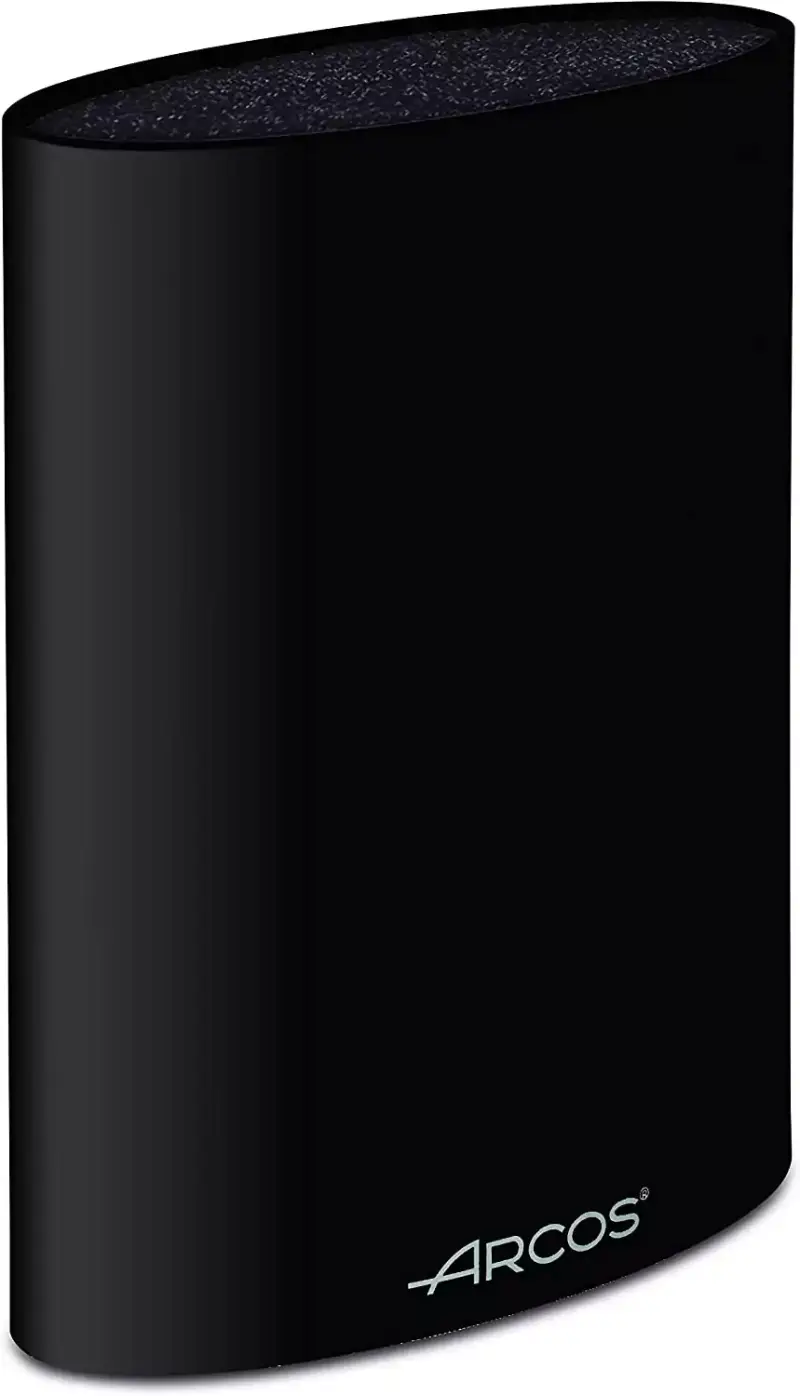 Bloque Universal de Cuchillos Arcos, Caucho Termoplástico Negro, 220x160x65mm, hasta 20cm Bloque Universal de Cuchillos Arcos, Caucho Termoplástico Negro, 220x160x65mm, hasta 20cm