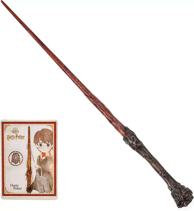 Varita Harry Potter Deluxe con Tarjeta de Hechizo - Original de 30cm - Juguetes Niños 6+ Varita Harry Potter Deluxe con Tarjeta de Hechizo - Original de 30cm - Juguetes Niños 6+