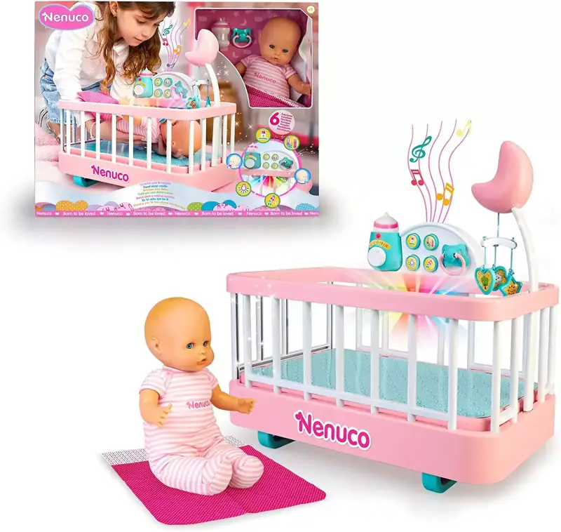 Nenuco - Cuna interactiva con accesorios, Famosa (700017203) Nenuco - Cuna interactiva con accesorios, Famosa (700017203)