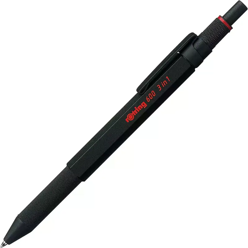 "Rotring 600 bolígrafo multicolor y portaminas 3 en 1 con 2 bolígrafos y 1 portaminas" "Rotring 600 bolígrafo multicolor y portaminas 3 en 1 con 2 bolígrafos y 1 portaminas"