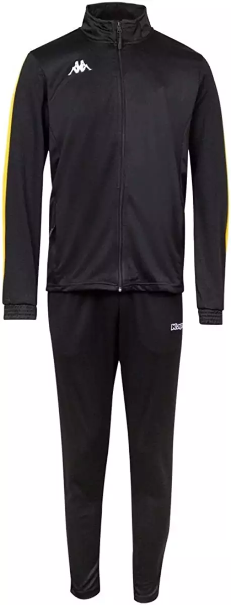 Chándal Kappa SALCITO TKS para Hombre en Negro/Amarillo XL Chándal Kappa SALCITO TKS para Hombre en Negro/Amarillo XL