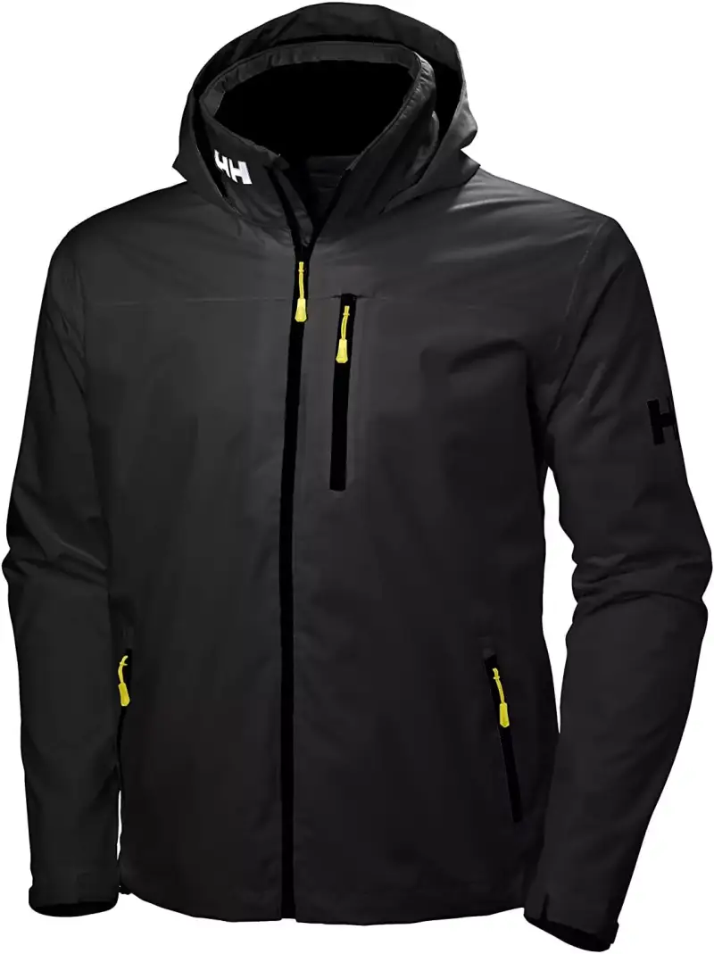 Chaqueta Helly Hansen Crew Hooded para Hombre, Negro, XL Chaqueta Helly Hansen Crew Hooded para Hombre, Negro, XL