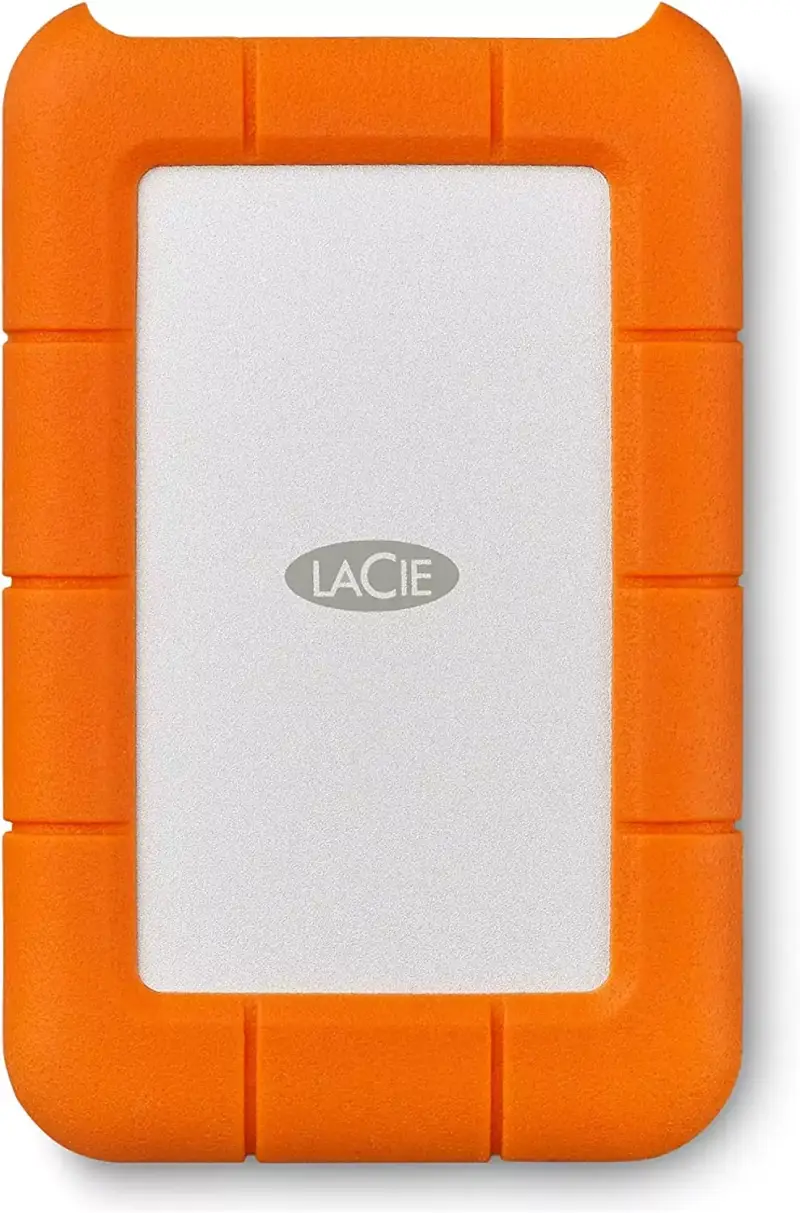 Disco duro externo LaCie Rugged Mini de 1TB, resistente a golpes y caídas, incluye USB-C, 2 años Rescue Services. Disco duro externo LaCie Rugged Mini de 1TB, resistente a golpes y caídas, incluye USB-C, 2 años Rescue Services.