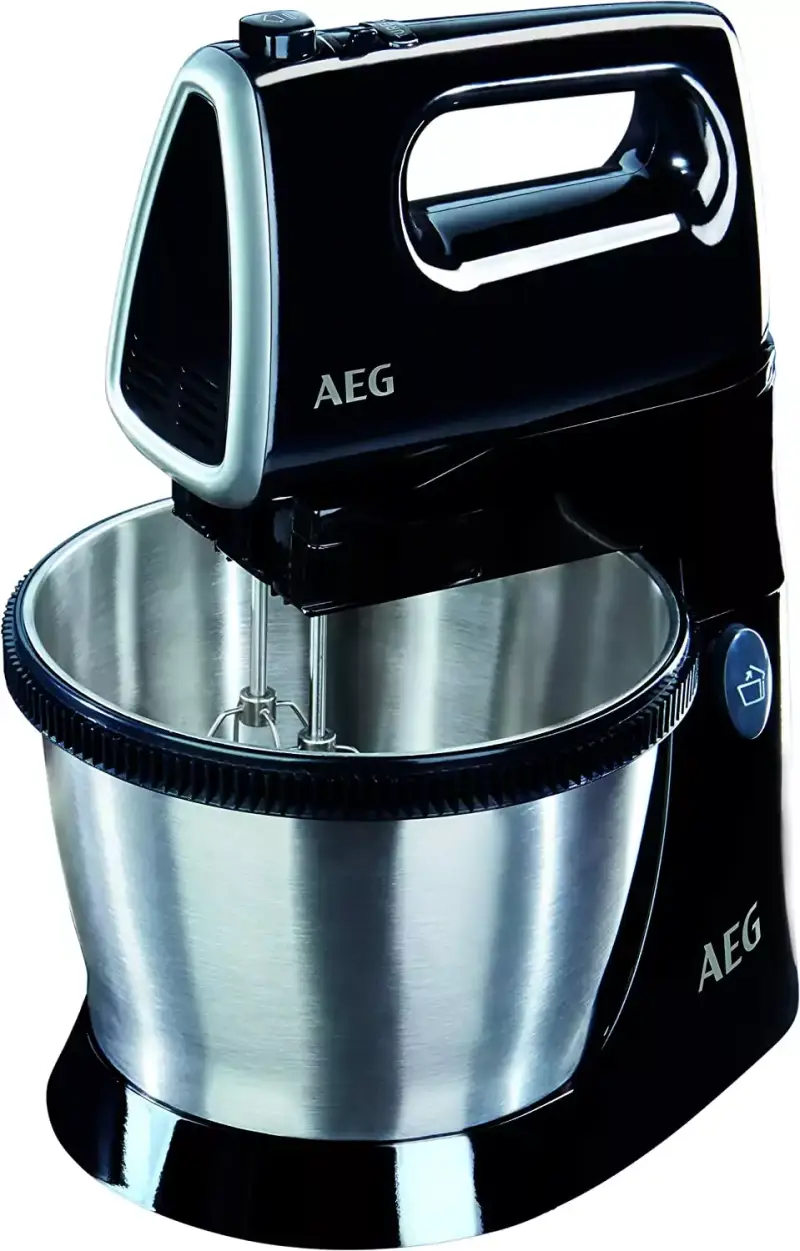 Batidora AEG SM3300 Serie 3 con Bol Apto para Lavavajillas y 5 Velocidades - 450W, 3.5L, Negro. Batidora AEG SM3300 Serie 3 con Bol Apto para Lavavajillas y 5 Velocidades - 450W, 3.5L, Negro.