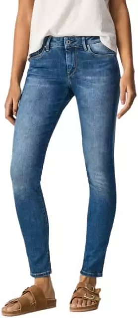 Jeans Mujer Pepe Jeans Soho, Azul Denim-z63, 26W/30L. Jeans Mujer Pepe Jeans Soho, Azul Denim-z63, 26W/30L.