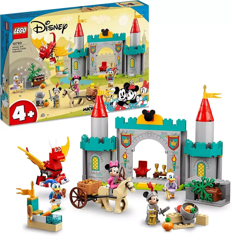 LEGO 10780 Disney Mickey y Sus Amigos: Defensores del Castillo - Juguetes de Construcción para Niños de 4 Años LEGO 10780 Disney Mickey y Sus Amigos: Defensores del Castillo - Juguetes de Construcción para Niños de 4 Años