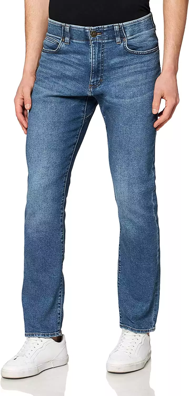 Jeans Lee Hombre Straight Fit XM, Azul (General), 40W / 32L Jeans Lee Hombre Straight Fit XM, Azul (General), 40W / 32L