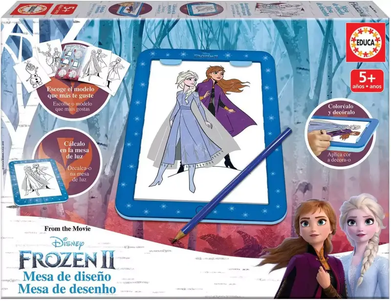 Mesa de Diseño de luz Frozen II para Crear y Decorar con Gorjuss, A partir de 5 años. (90 letras) Mesa de Diseño de luz Frozen II para Crear y Decorar con Gorjuss, A partir de 5 años. (90 letras)