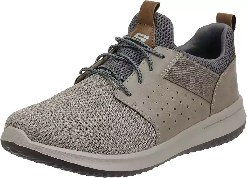 "Skechers DELSON CAMBEN, Zapat. Hombre, Taupe Mesh, 43 EU" "Skechers DELSON CAMBEN, Zapat. Hombre, Taupe Mesh, 43 EU"