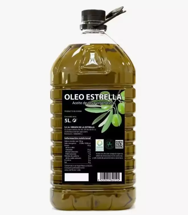 5L Aceite Oliva Virgen Extra OleoEstrella 5L Aceite Oliva Virgen Extra OleoEstrella