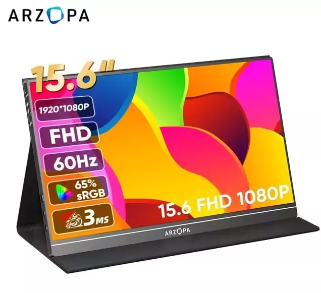 Monitor portátil FHD 15,6" 1080p Arzopa Monitor portátil FHD 15,6" 1080p Arzopa