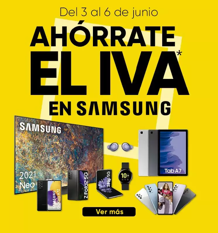 Días sin IVA en artículos Samsung en Fnac Días sin IVA en artículos Samsung en Fnac