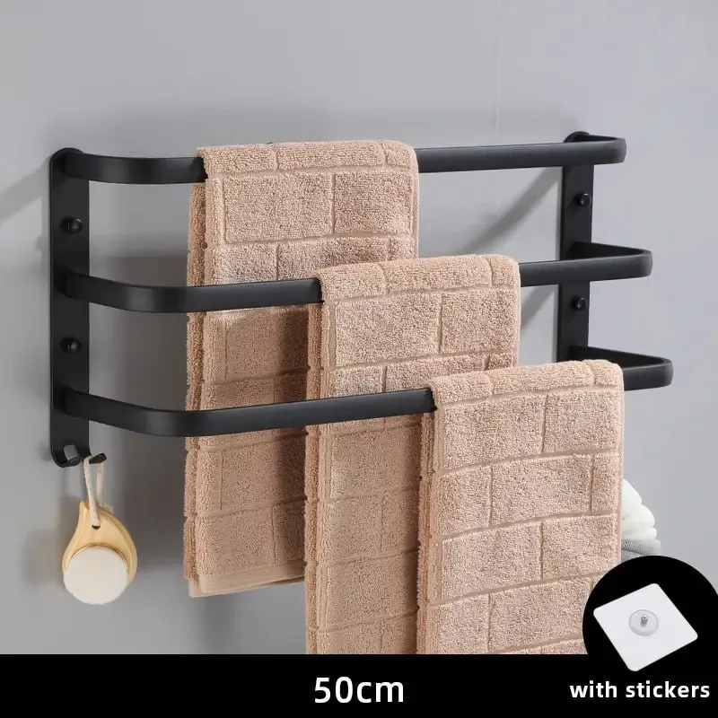 Colgador de 3 toallas 50cm Colgador de 3 toallas 50cm
