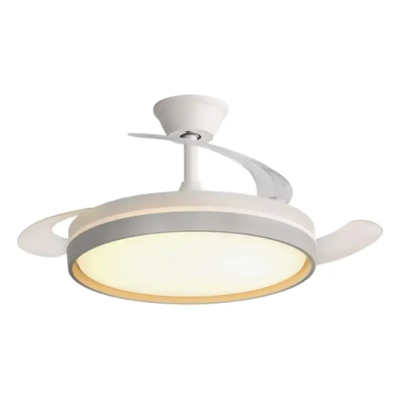 Ventilador techo con aspas retráctiles + luz Ventilador techo con aspas retráctiles + luz