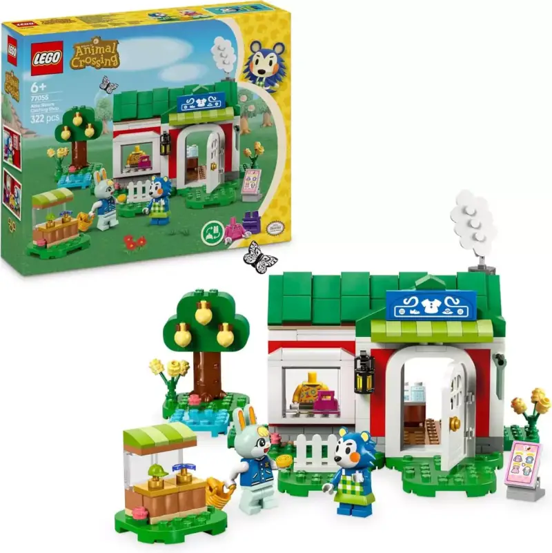 LEGO Animal Crossing tienda de ropa de Las hermanas LEGO Animal Crossing tienda de ropa de Las hermanas