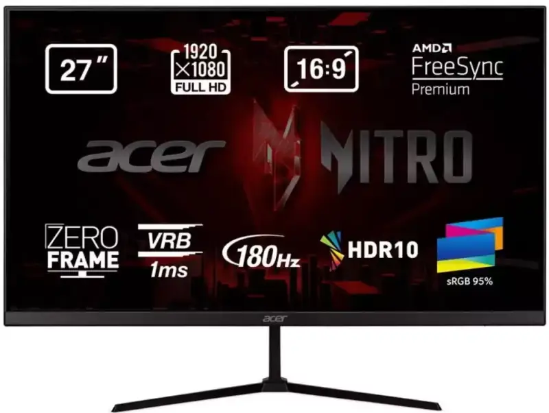 Monitor Acer LED 27" FHD 180hz Monitor Acer LED 27" FHD 180hz