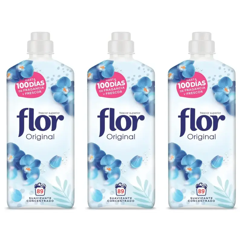 3 Suavizantes Concentrados Flor Original 3 Suavizantes Concentrados Flor Original