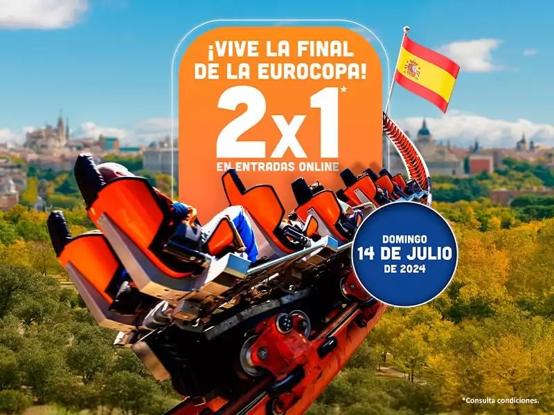2x1 en Entradas al Parque de Atracciones Madrid por la final Eurocopa 2x1 en Entradas al Parque de Atracciones Madrid por la final Eurocopa