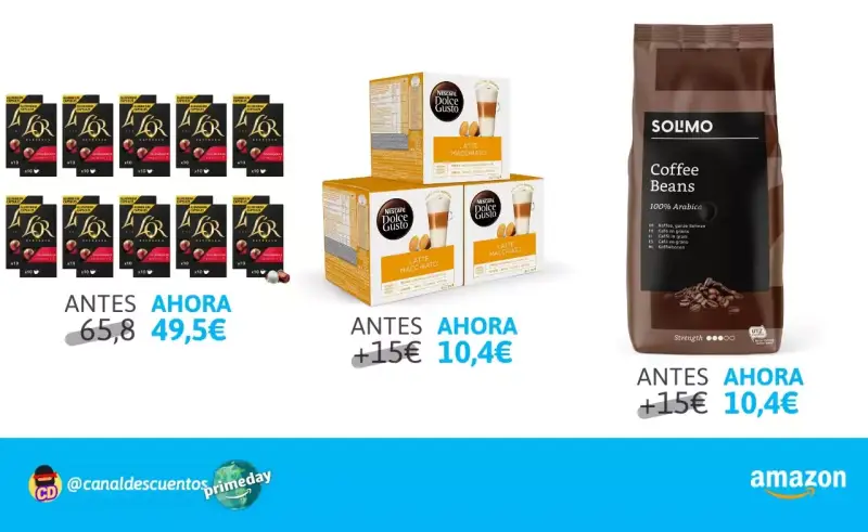 Selección de café en Prime Day Selección de café en Prime Day