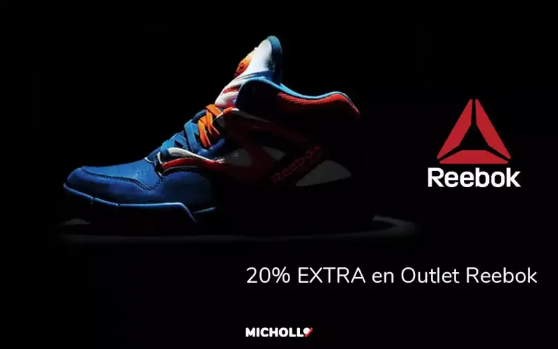 20% de dto. EXTRA Outlet Reebok 20% de dto. EXTRA Outlet Reebok