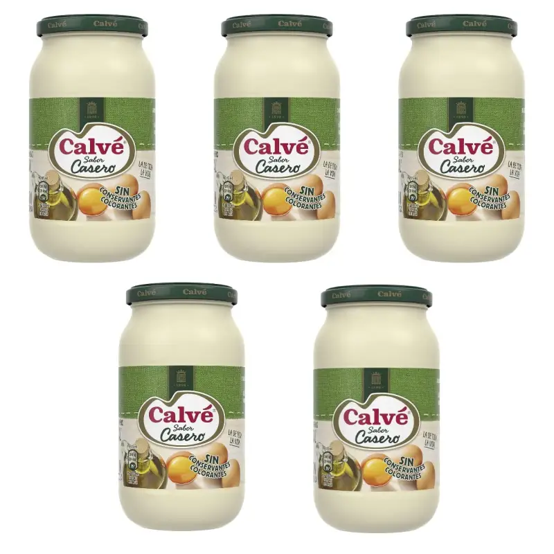 5unds Mayonesa sabor casero Calvé 430ml 5unds Mayonesa sabor casero Calvé 430ml