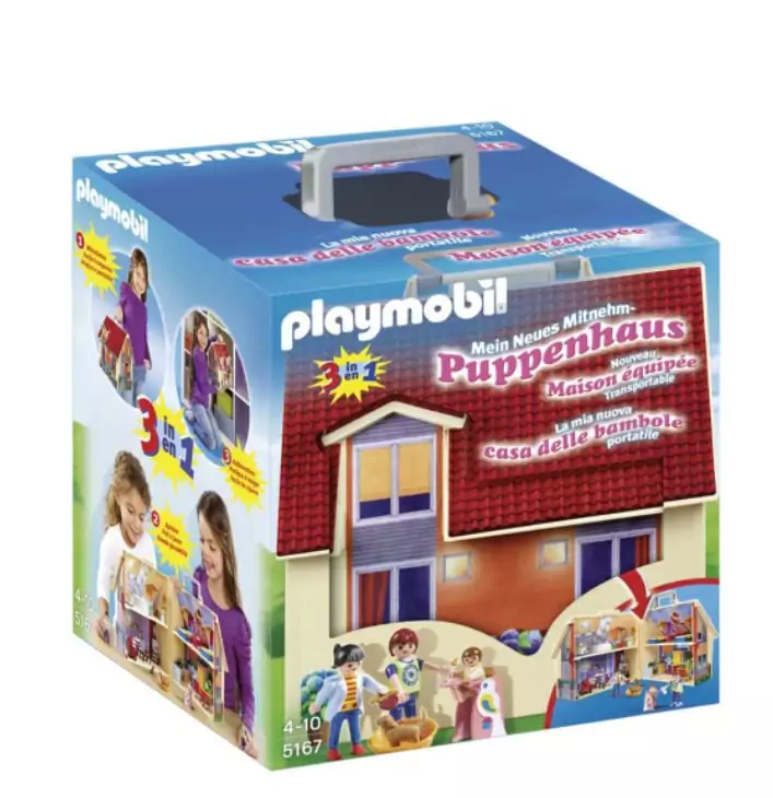 Casa maletín de muñecas Playmobil Dollhouse Casa maletín de muñecas Playmobil Dollhouse