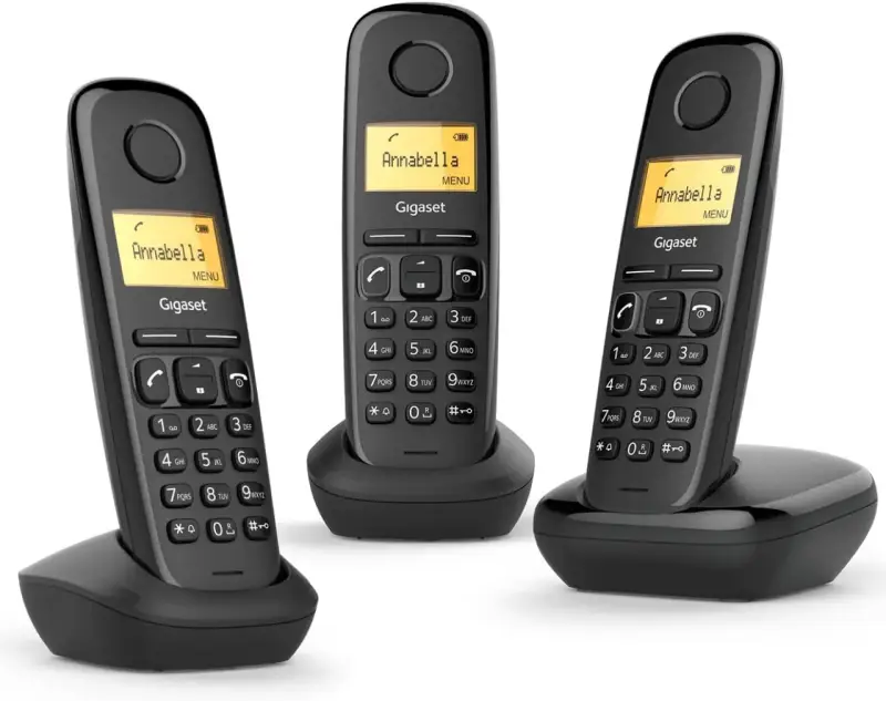 Tres Teléfonos DECT Inalámbrico Gigaset A170 Trio Tres Teléfonos DECT Inalámbrico Gigaset A170 Trio