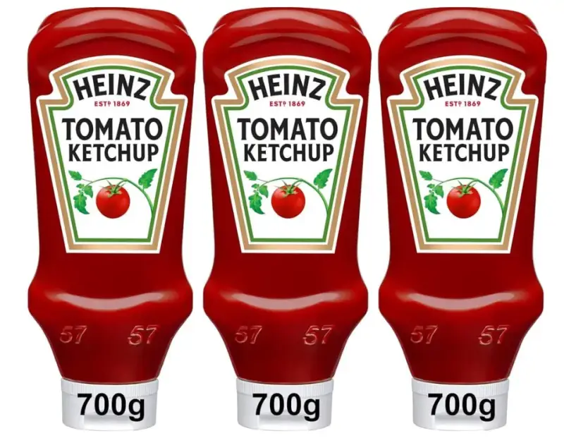 3x 700g Heinz Ketchup 3x 700g Heinz Ketchup