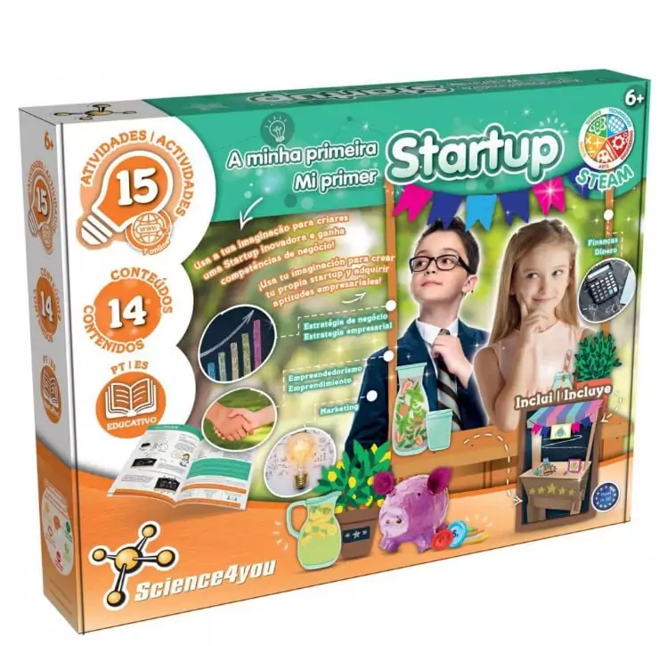 Juego educativo Science4you: Mi Primer Startup para niños Juego educativo Science4you: Mi Primer Startup para niños