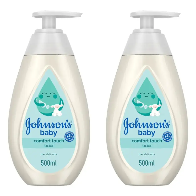 2 botes de Johnson's Baby CottonTouch Face & Body Lotion 500 ml 2 botes de Johnson's Baby CottonTouch Face & Body Lotion 500 ml