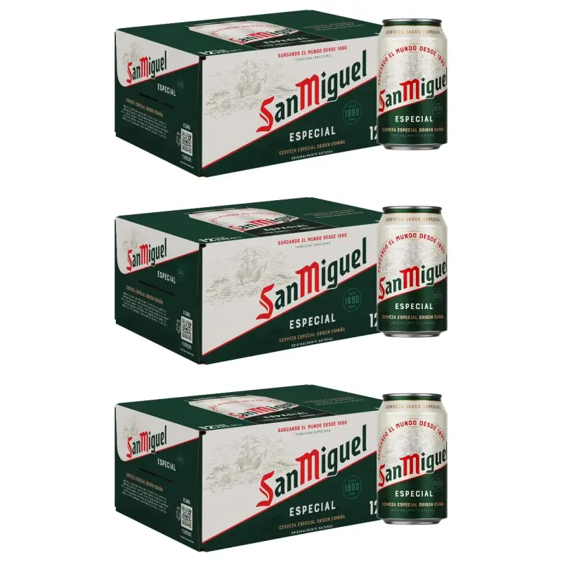 36x 33 cl Lata San Miguel Especial Lager 36x 33 cl Lata San Miguel Especial Lager