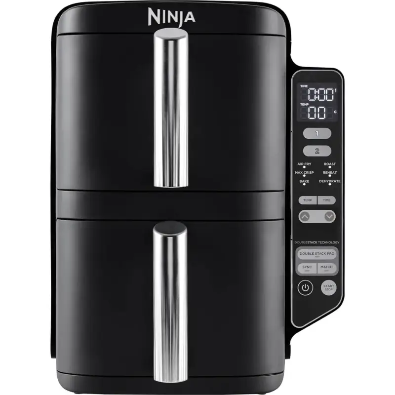 Freidora de aire Ninja 7.6L en 2 bandejas Freidora de aire Ninja 7.6L en 2 bandejas