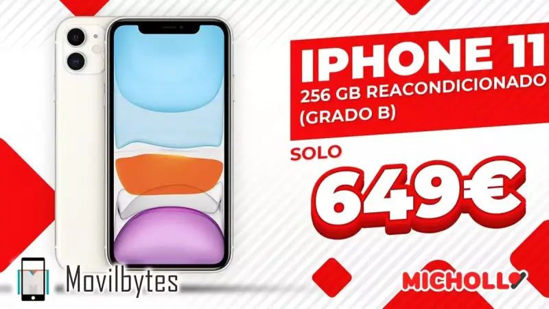 iPhone 11 256GB Reacondicionado (Grado B) iPhone 11 256GB Reacondicionado (Grado B)