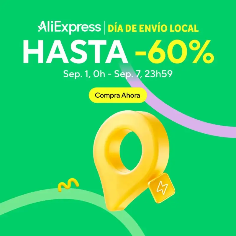 Choice Day x Día de envío local Aliexpress Choice Day x Día de envío local Aliexpress