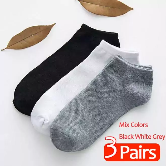 Pack 3 pares calcetines tobilleros de hombre Pack 3 pares calcetines tobilleros de hombre