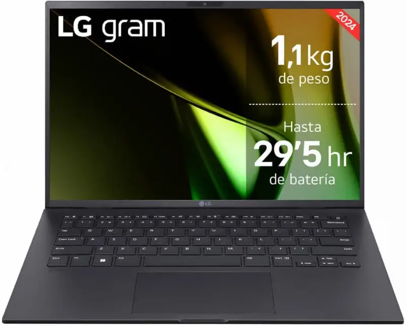 Portátil LG Gram Intel Ultra 7 32GB 1TB 14" W11 Portátil LG Gram Intel Ultra 7 32GB 1TB 14" W11